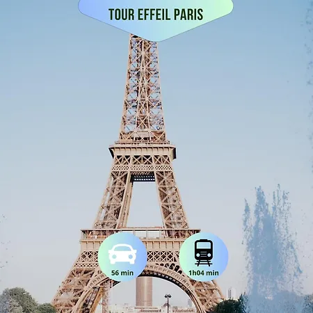 Escapade A 2 Ou En Petit Groupe Equipe Quartier Residentiel Calme Rer Direct Parfait Pour Teletravail Et Detente Appartement *